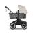 Bugaboo Donkey 5 Mono 2-in-1 stroller graphite base, grey mélange fabrics, misty white sun canopy - Thumbnail Slide 3 of 12