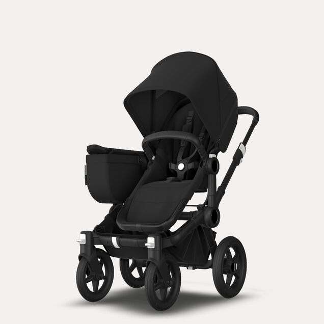 Bugaboo Donkey 3 Mono Complete black sun canopy, black seat, black chassis - Main Image Slide 3 of 5