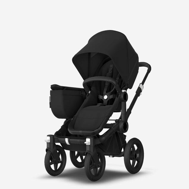 Bugaboo Donkey 3 Mono Complete black sun canopy, black seat, black chassis - Main Image Slide 3 of 5
