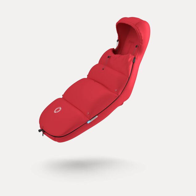 Refurbished Bugaboo High Performance Footmuff+ NEON RED - Main Image Slide 8 of 9