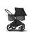 Bugaboo Fox 2 seat and bassinet stroller black sun canopy, grey melange fabrics, black base - Thumbnail Slide 4 of 10