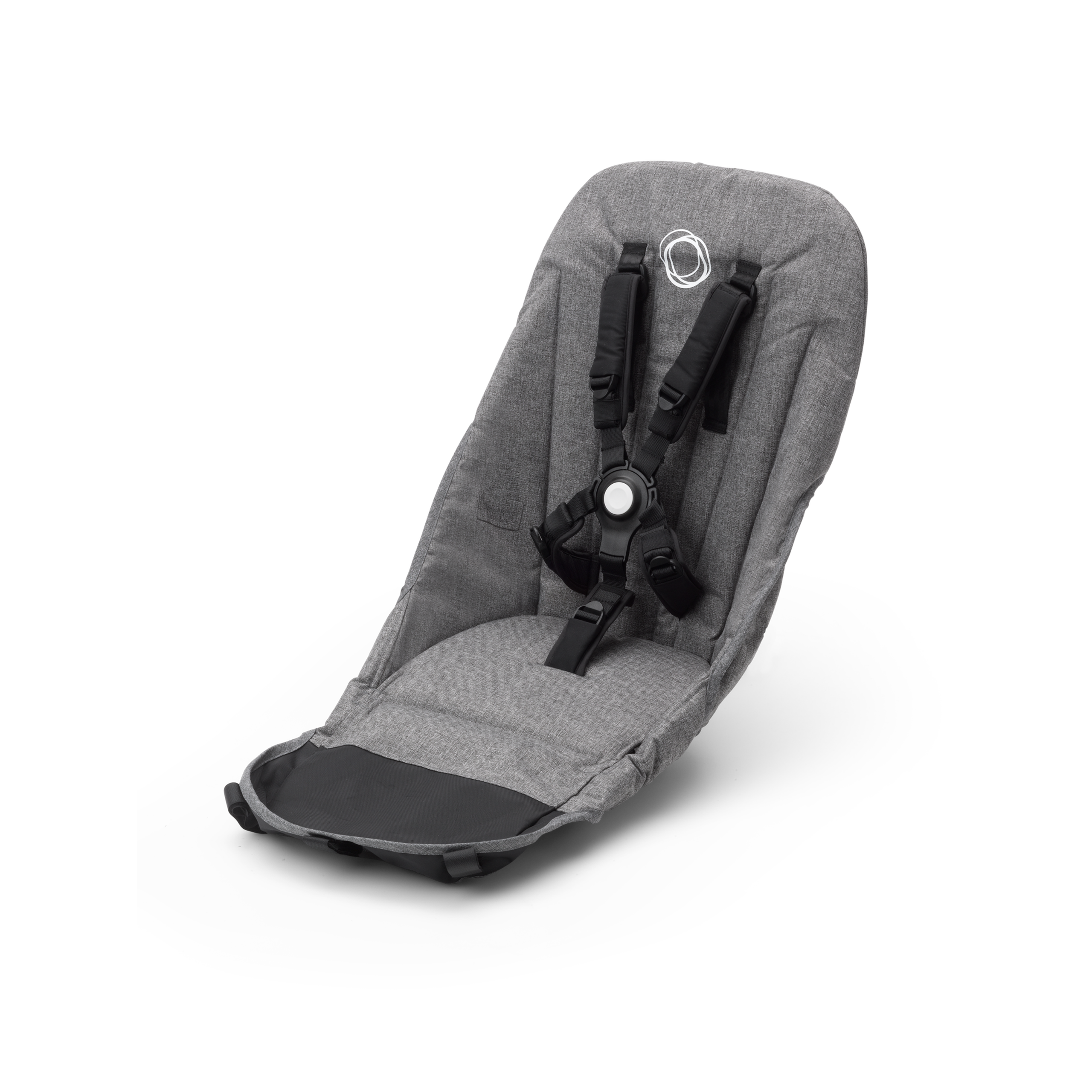 Bugaboo Donkey3 duo fabric set GREY MELANGE - Thumbnail Slide 1 of 2