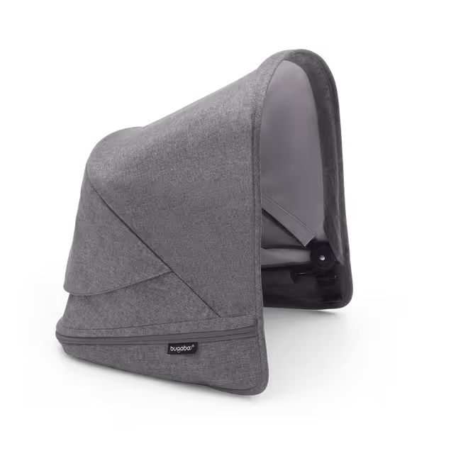 Refurbished Bugaboo Donkey 5 sun canopy GREY MÉLANGE - Main Image Slide 1 of 1