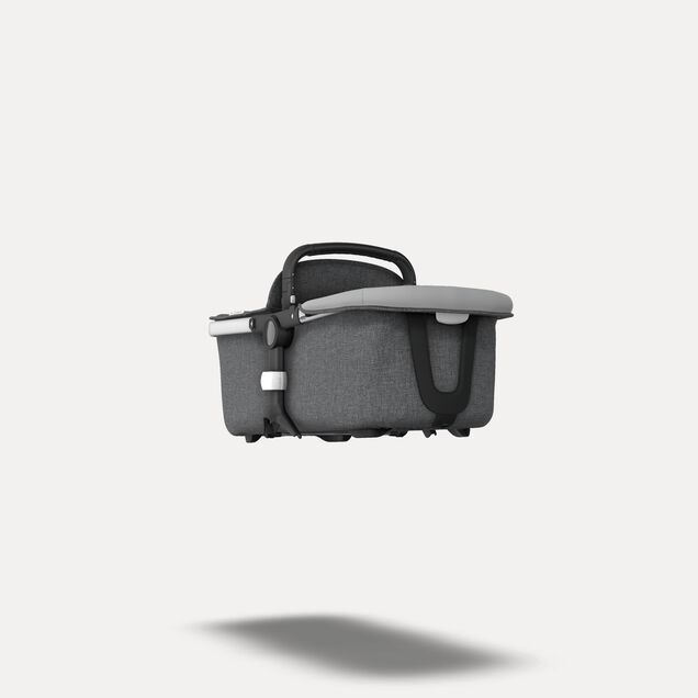Refurbished Bugaboo Fox carrycot TFS UK GREY MELANGE - Main Image Slide 1 of 6