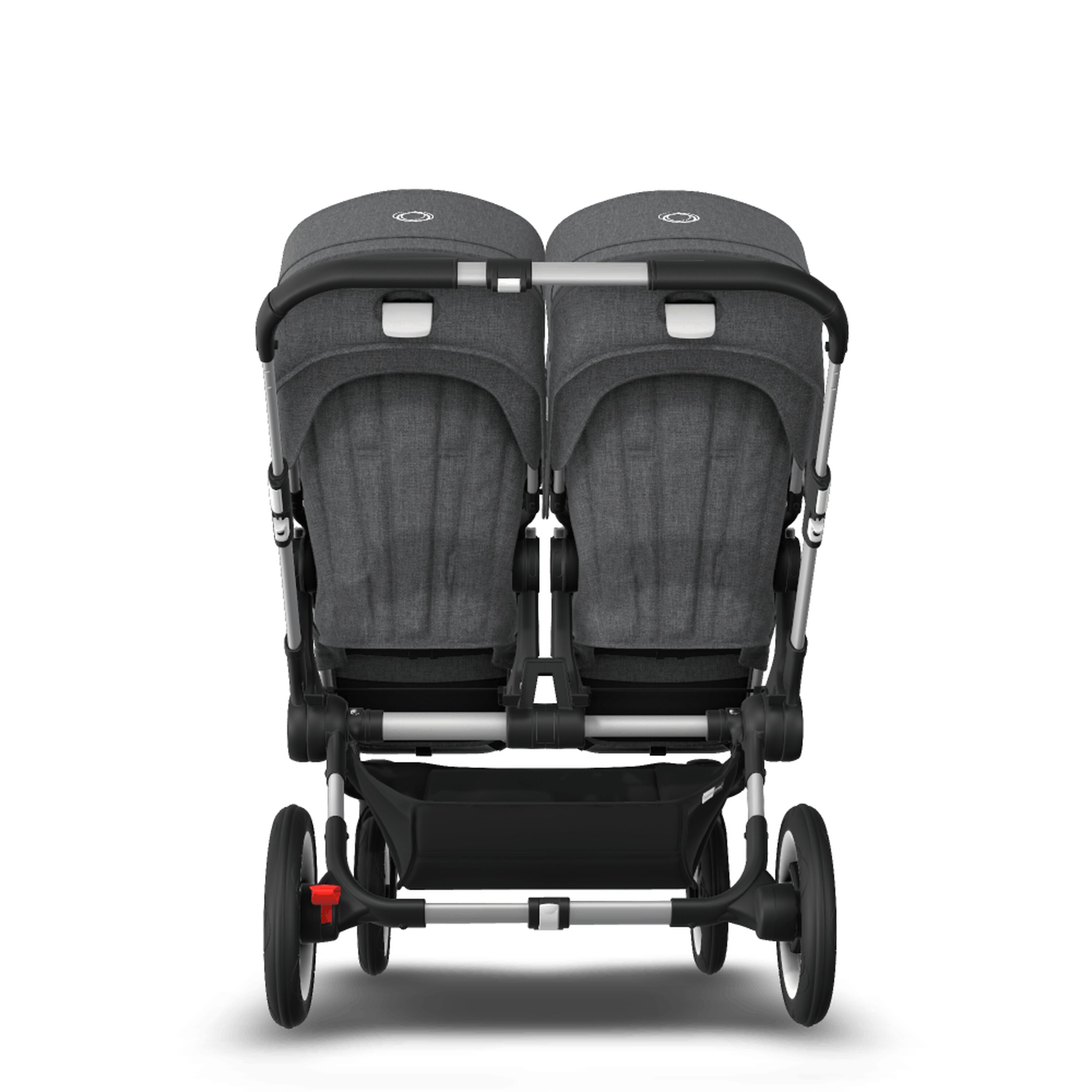 AU - Bugaboo Donkey 3 Twin Seat and Bassinet Stroller Grey Melange, Aluminum chassis - Main Modal Image Slide 7 of 8
