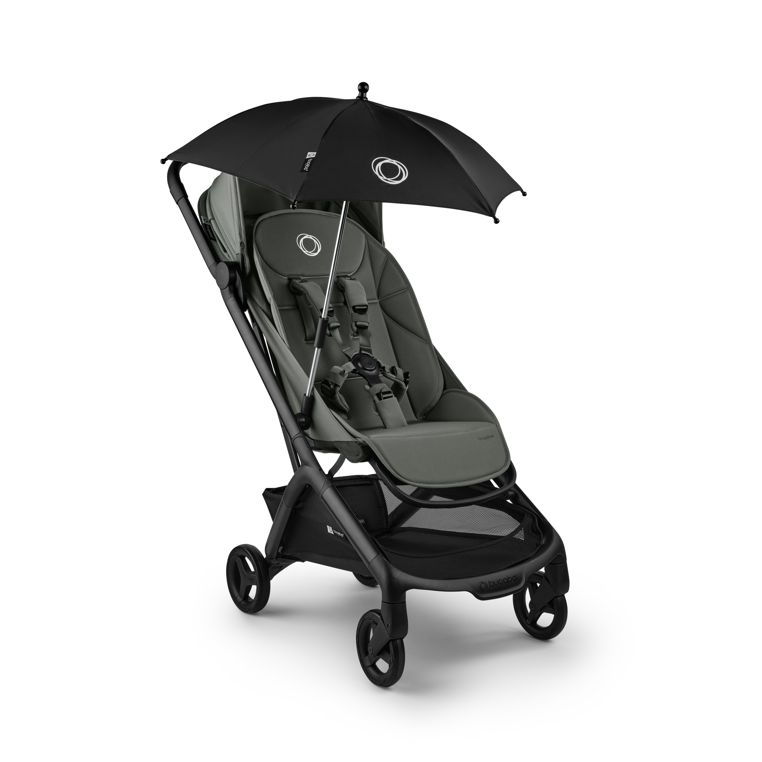 Bugaboo Butterfly 2 Plus travel pram black base, desert taupe fabrics, desert taupe sun canopy - Thumbnail Slide 12 of 12