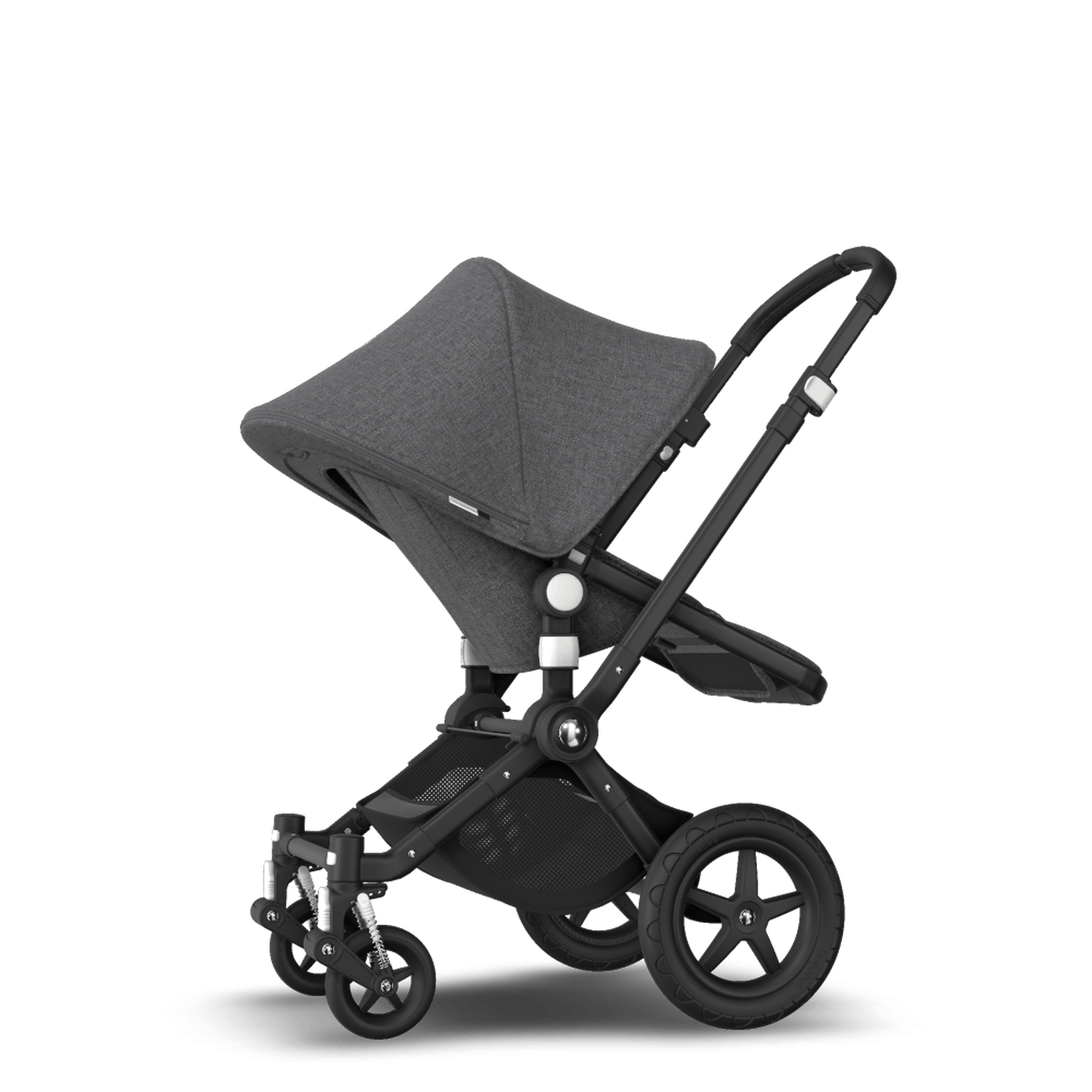 Refurbished Bugaboo Cameleon3plus complete BLACK/GREY MELANGE-GREY MELANGE - Thumbnail Slide 5 of 9