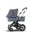 Bugaboo Cameleon 3 Plus Grey melange sun canopy, blue melange fabrics, aluminium base - Thumbnail Slide 3 of 5