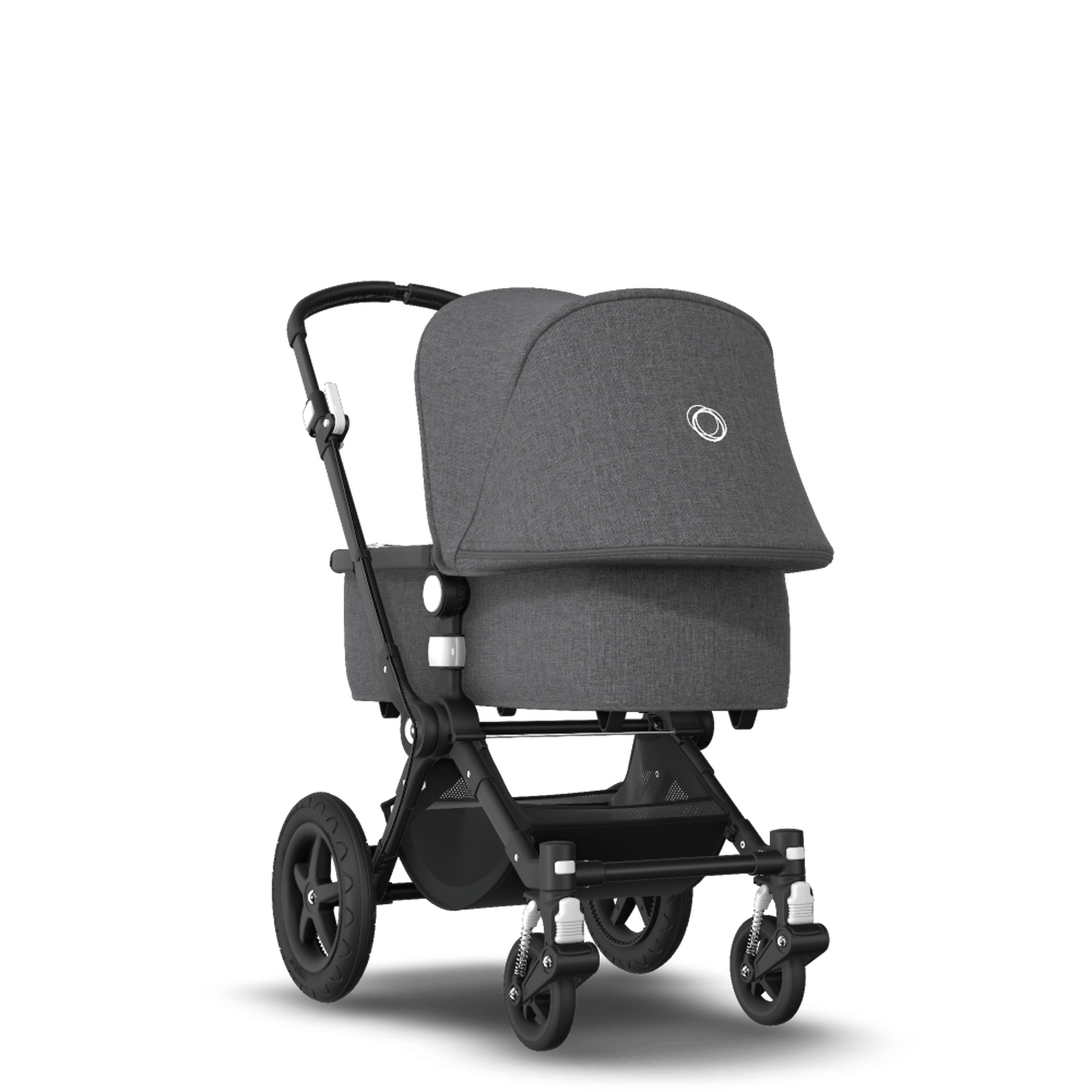 Refurbished Bugaboo Cameleon3plus complete BLACK/GREY MELANGE-GREY MELANGE - Thumbnail Slide 1 of 9