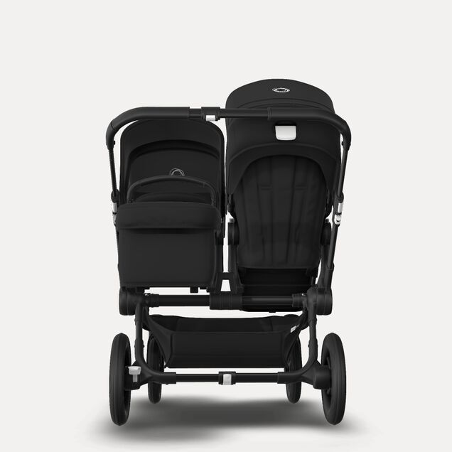 Bugaboo Donkey 3 Duo Black sun canopy, black seat, black chassis - Main Image Slide 6 of 6