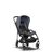 Bugaboo Bee 5 seat stroller steel blue sun canopy, grey melange fabrics, black base - Thumbnail Slide 1 of 6