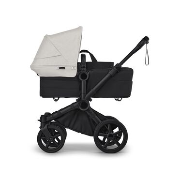 Bugaboo Donkey 6 2-in-1  stroller black base, misty white fabrics, misty white sun canopy - view 2