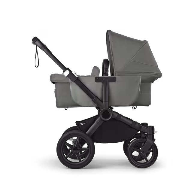 Bugaboo Donkey 5 Mono 2-in-1 stroller black base, forest green fabrics, forest green sun canopy - Main Image Slide 3 of 14