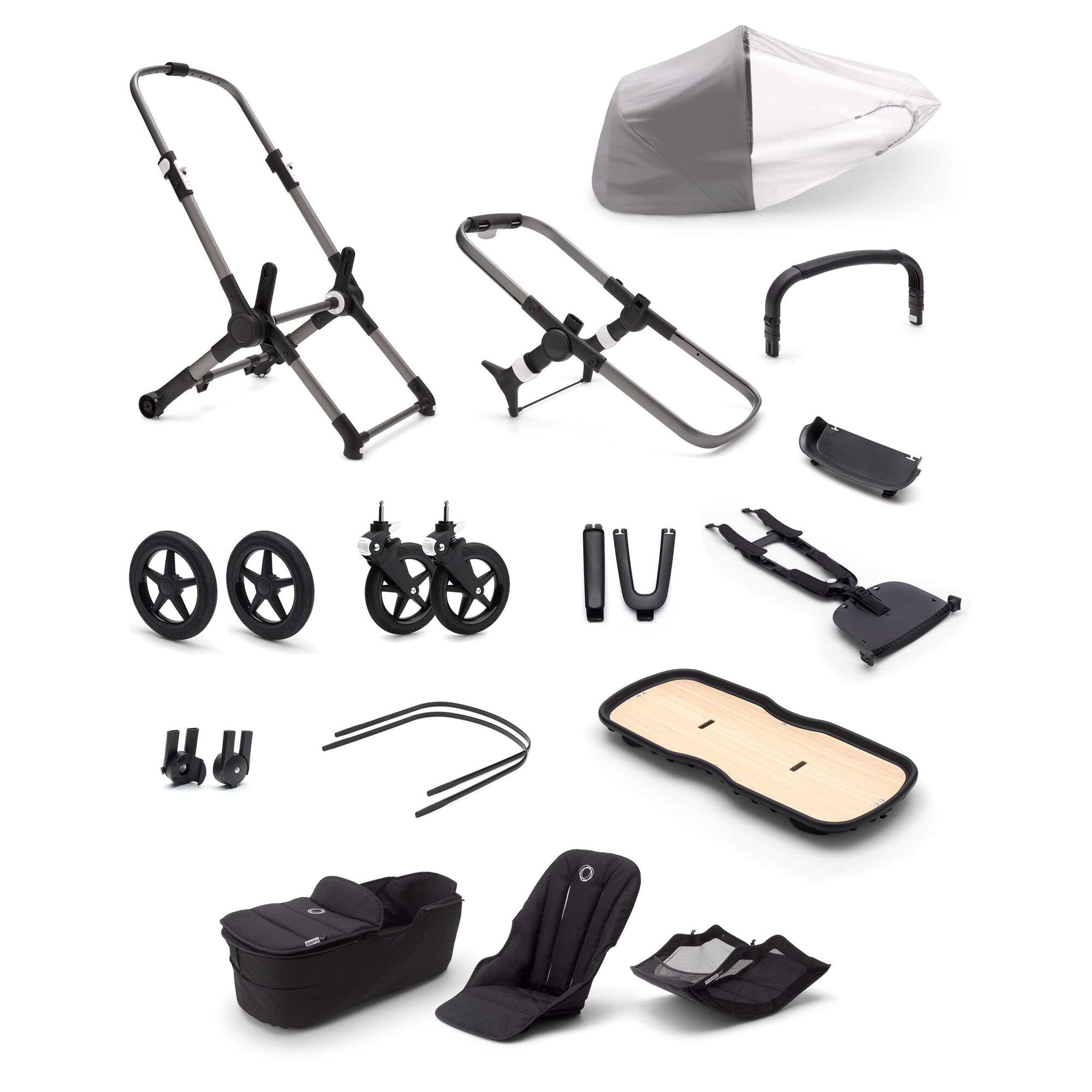 Bugaboo Fox 3 base ASIA GRAPHITE/MIDNIGHT BLACK - Thumbnail Slide 1 of 2