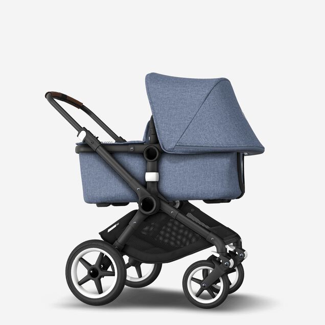 ASIA - Bugaboo Fox stroller bundle Black blue melange - Main Image Slide 4 of 6