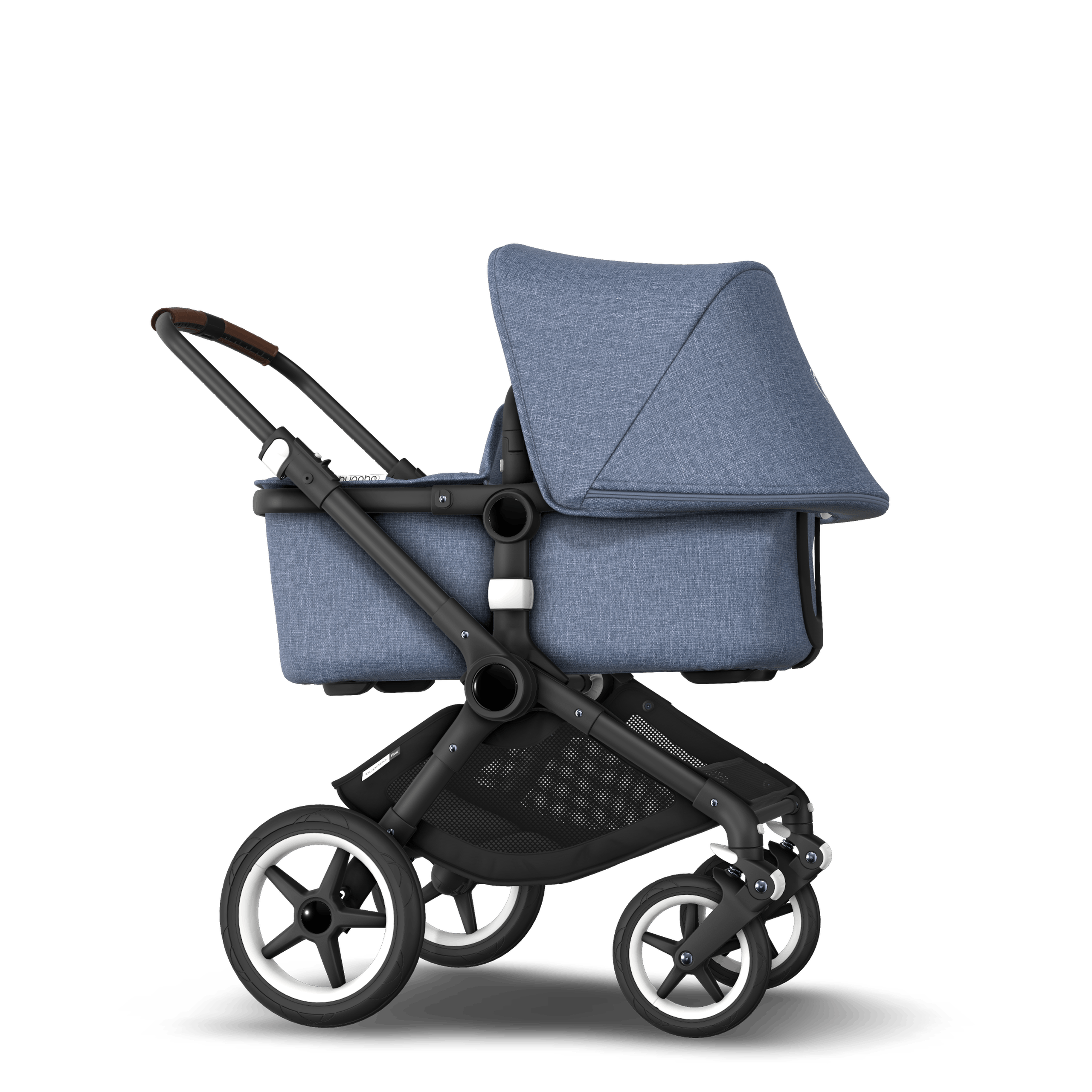 ASIA - Bugaboo Fox stroller bundle Black blue melange - Thumbnail Slide 4 of 6