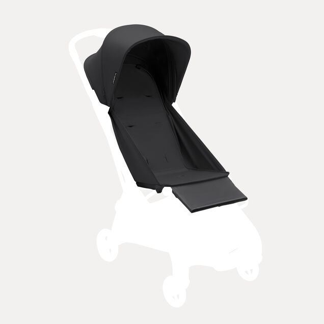 Refurbished Bugaboo Butterfly base fabric set MIDNIGHT BLACK - Main Image Slide 1 of 2