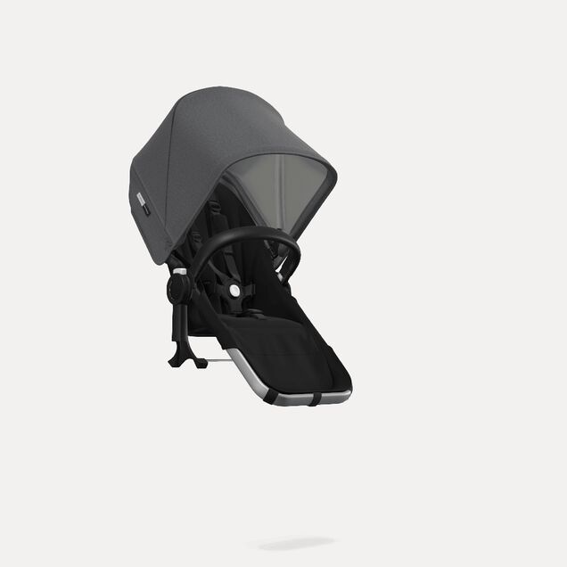Bugaboo Donkey 3 duo extension complete | NA ALU/BLACK-GREY - Main Image Slide 1 of 1