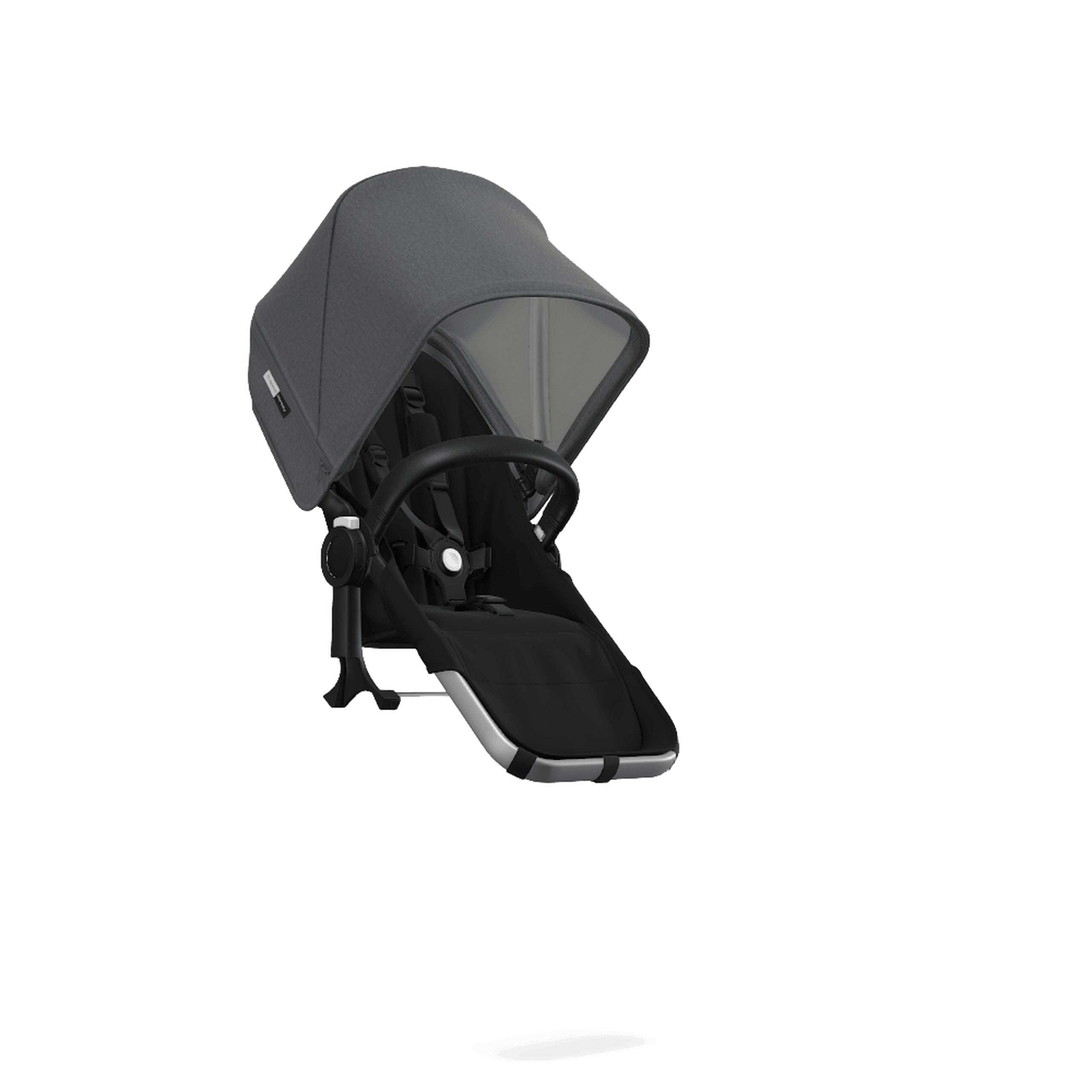 Bugaboo Donkey 3 duo extension complete | NA ALU/BLACK-GREY - Thumbnail Slide 1 of 1
