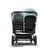 Bugaboo Donkey 3 Duo seat and bassinet stroller vapor blue sun canopy, black fabrics, black base - Thumbnail Slide 3 of 5