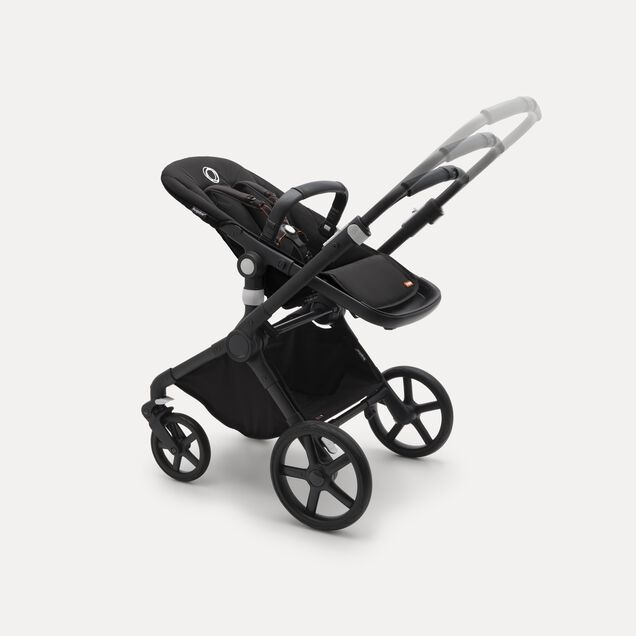 Bugaboo Fox Cub 2-in-1 stroller black base, desert beige fabrics, desert beige sun canopy - Main Image Slide 6 of 13