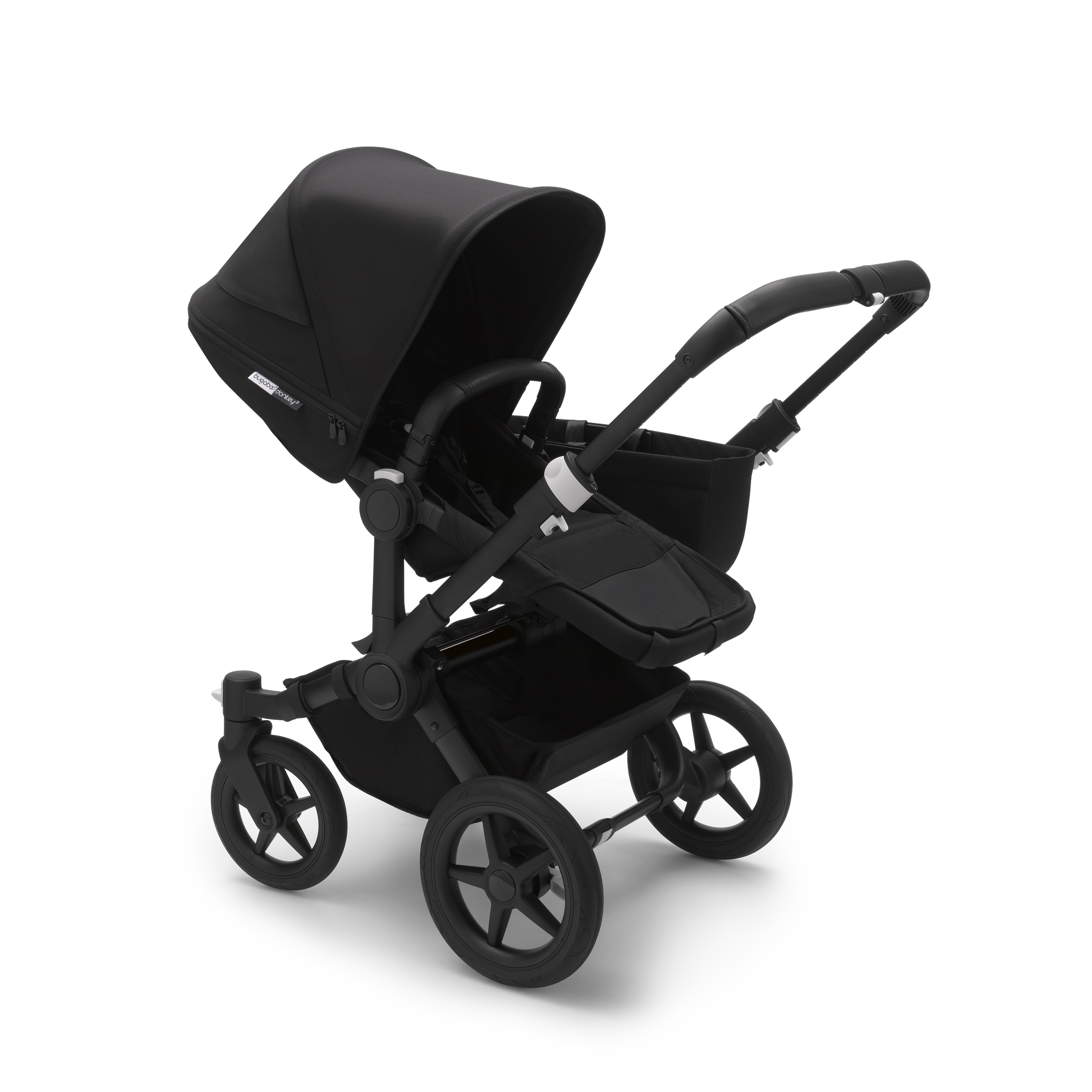 Refurbished Bugaboo Donkey3 mono complete BLACK/BLACK-BLACK - Thumbnail Slide 2 van 4