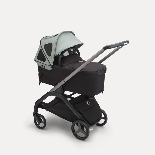 Refurbished Bugaboo Dragonfly breezy sun canopy PINE GREEN - Main Image Slide 5 of 11