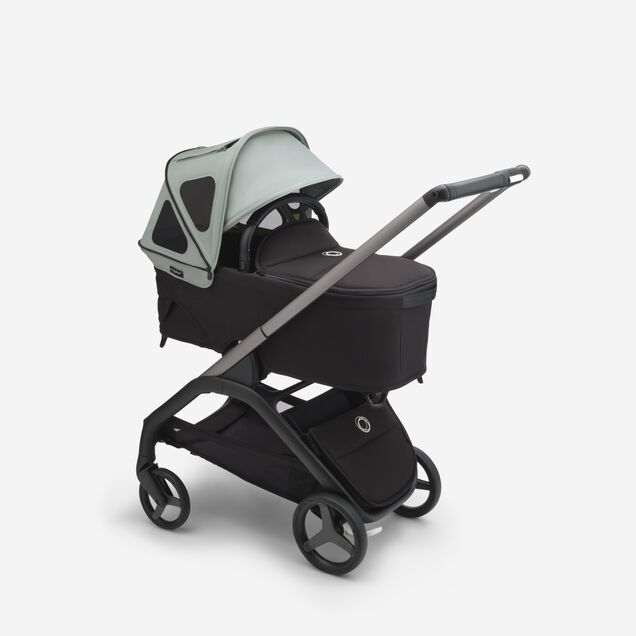 Refurbished Bugaboo Dragonfly breezy sun canopy PINE GREEN - Main Image Slide 5 of 11