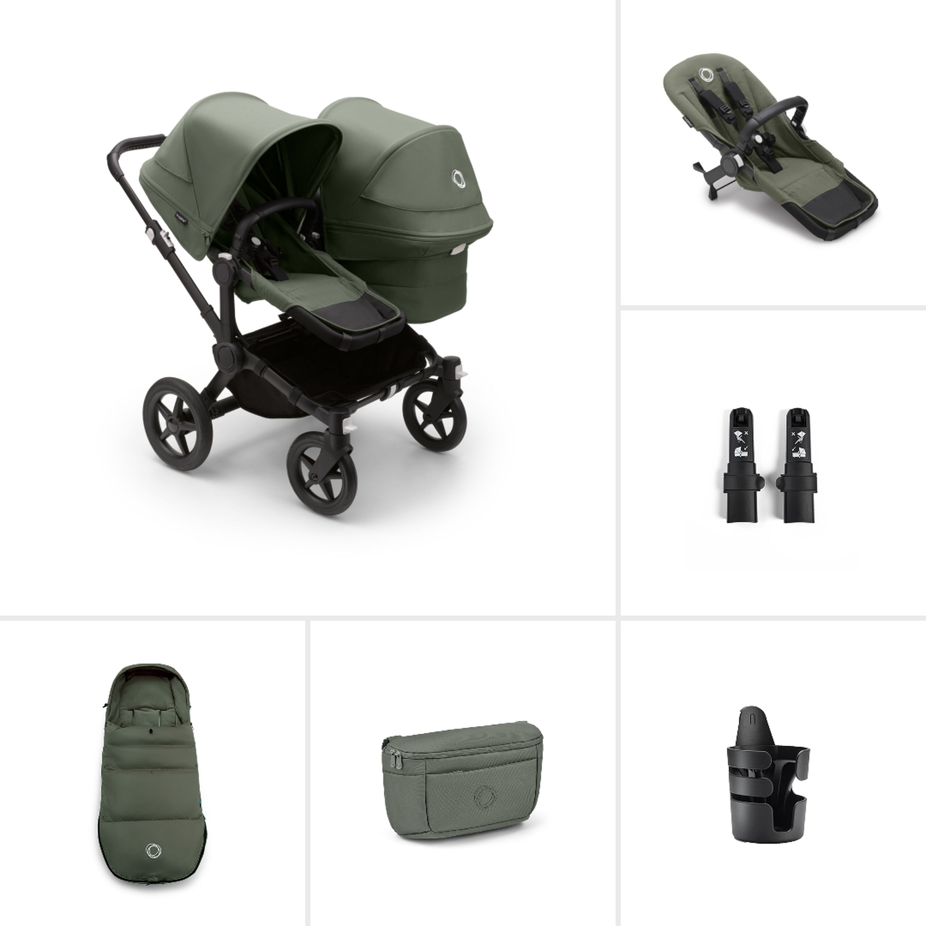 Bugaboo Donkey 5 Duo Barnvagnspaket Bas - Main Modal Image Slide 1 of 6
