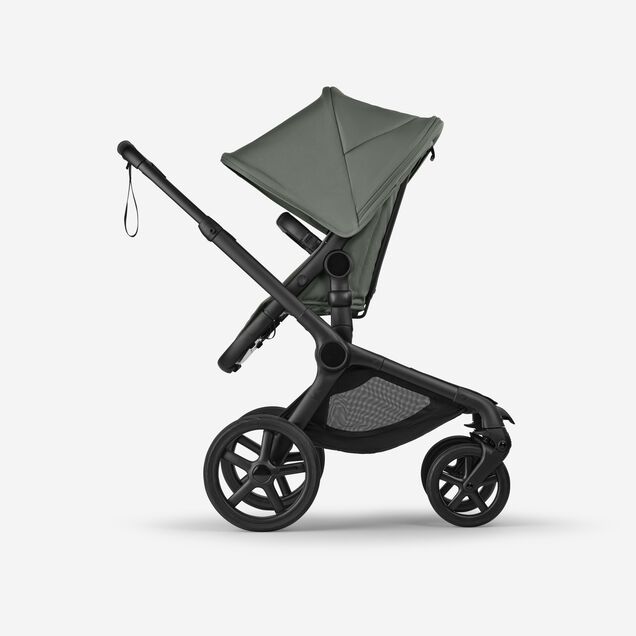 Bugaboo Fox 5 Renew 2-in-1 stroller black base, forest green fabrics, forest green sun canopy - Main Image Slide 3 of 11