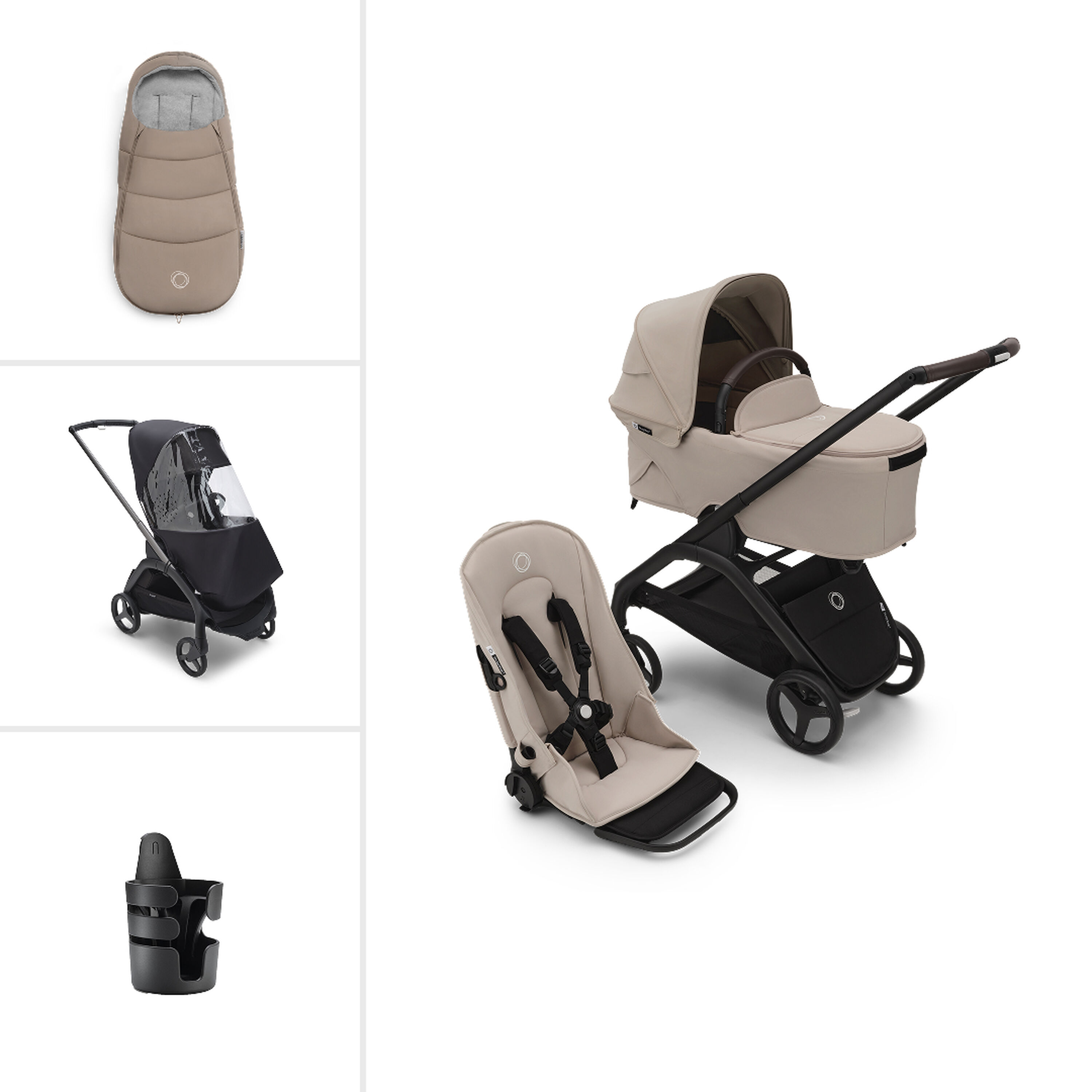 Bugaboo Dragonfly Essential stroller bundle (winter) - Main Modal Image Slide 1 of 5