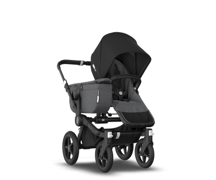 US - Bugaboo D3M stroller bundle black grey melange black