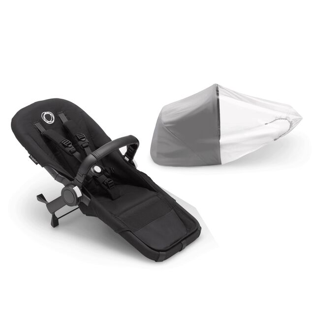 Bugaboo Donkey 5 Duo extension set MIDNIGHT BLACK - Main Image Slide 2 of 2