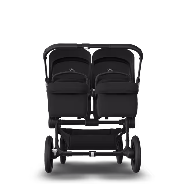 Bugaboo Donkey 3 Twin travel system black sun canopy, black fabrics, black base - Main Image Slide 10 of 15
