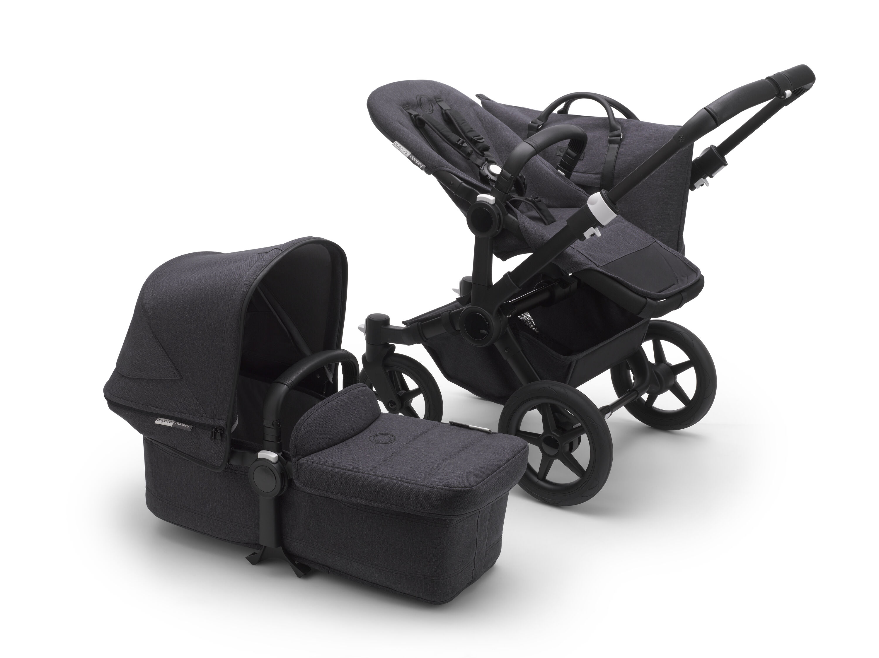 Bugaboo Donkey 3 Mineral mono complete | RU/IL BLACK/WASHED BLACK - Main Modal Image Slide 4 of 4