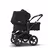 Bugaboo Donkey 3 Duo seat and bassinet stroller black sun canopy, black fabrics, black base - Thumbnail Slide 2 of 5