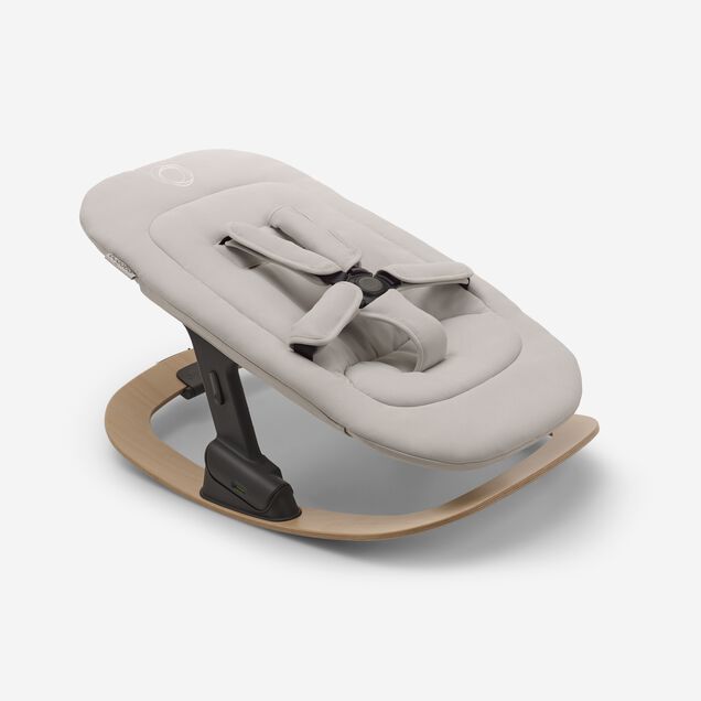 Bugaboo Giraffe white newborn set on the rocker frame. - Main Image Slide 3 of 7