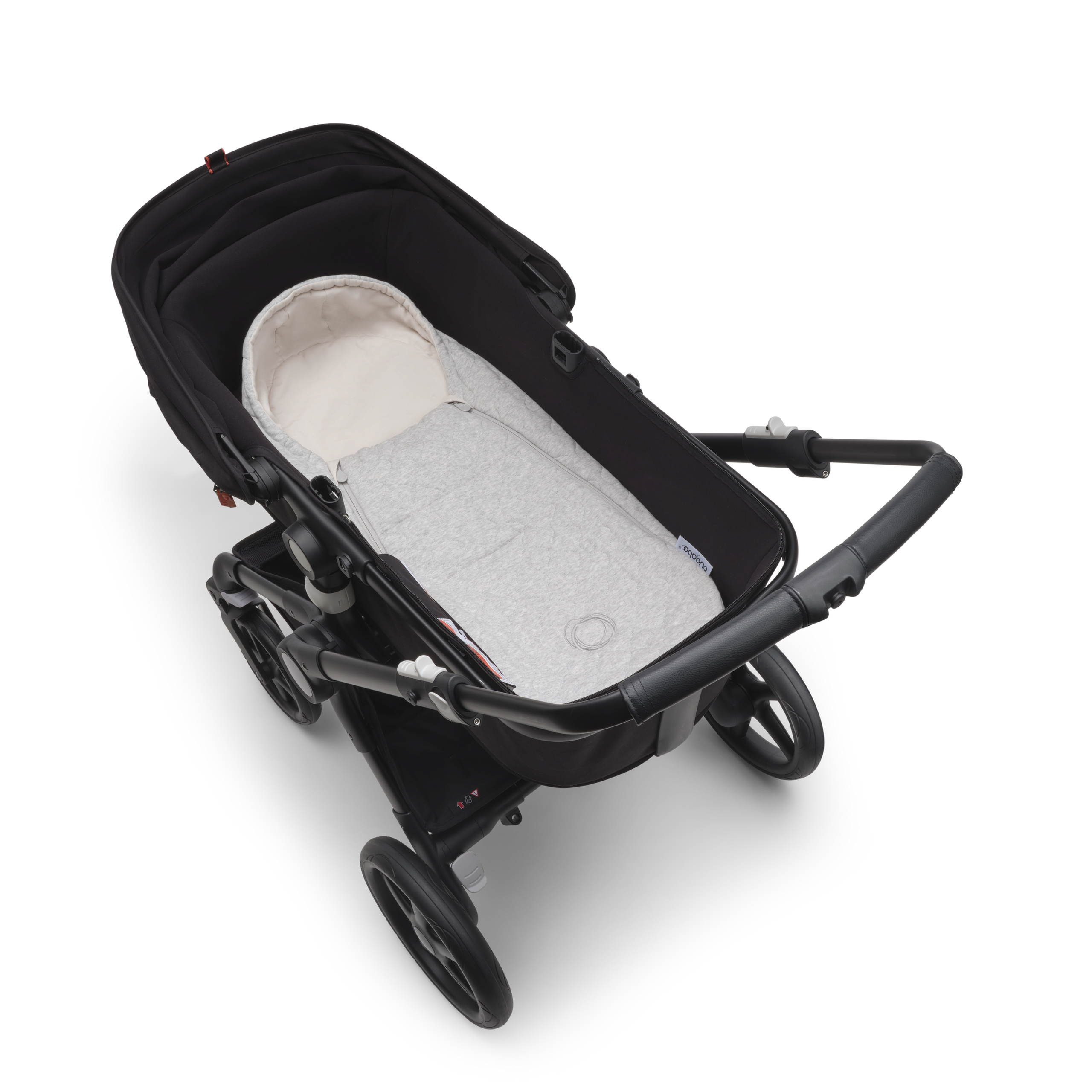 Bugaboo newborn inlay LIGHT GREY MELANGE - Thumbnail Slide 2 of 5