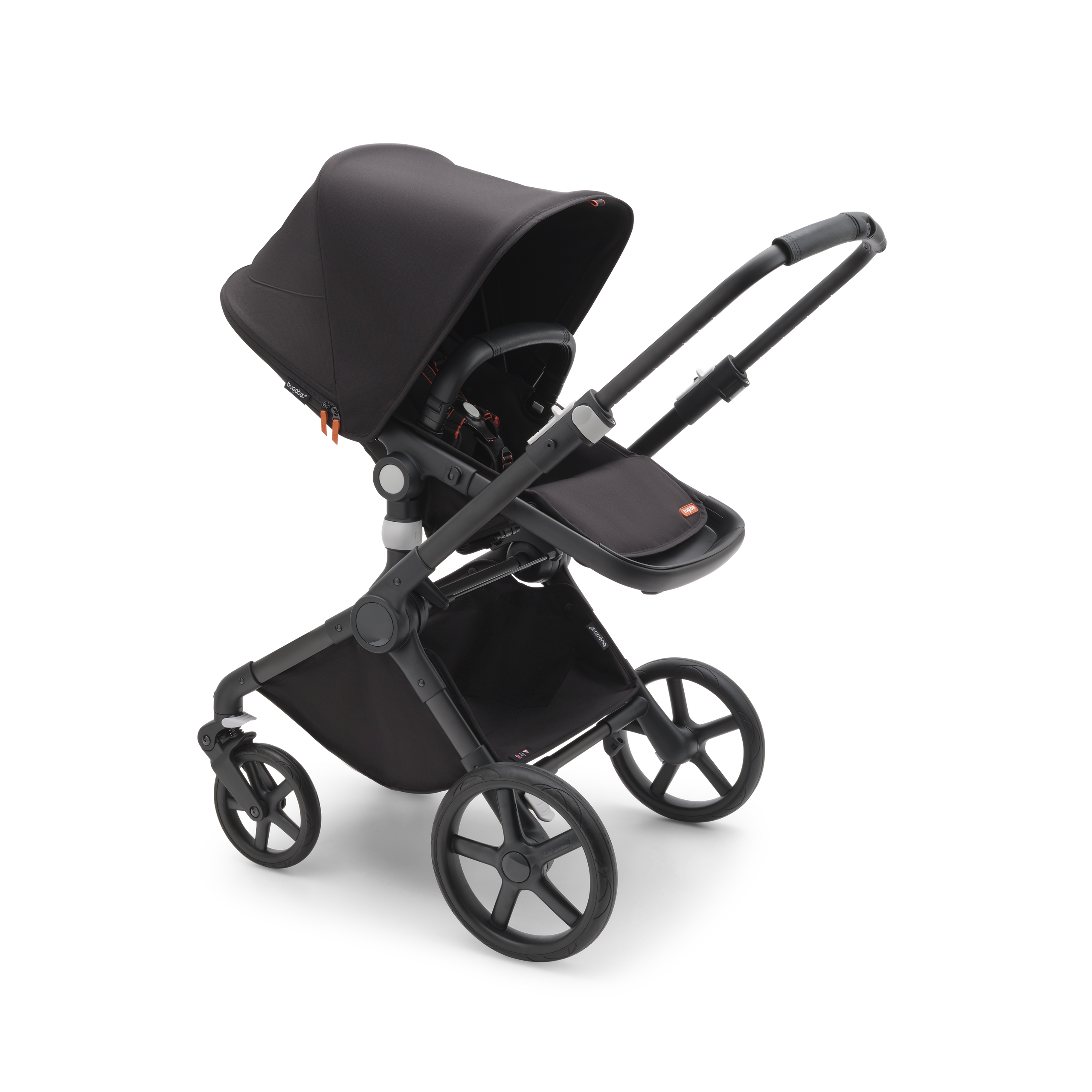 Bugaboo Fox Cub sun canopy MIDNIGHT BLACK - Thumbnail Slide 2 of 4