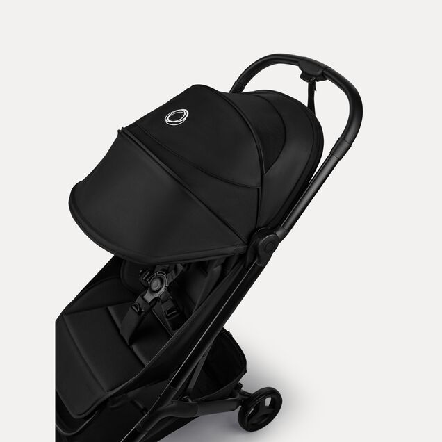 Bugaboo Butterfly 2 travel stroller black base, forest green fabrics, forest green sun canopy - Main Image Slide 6 of 8