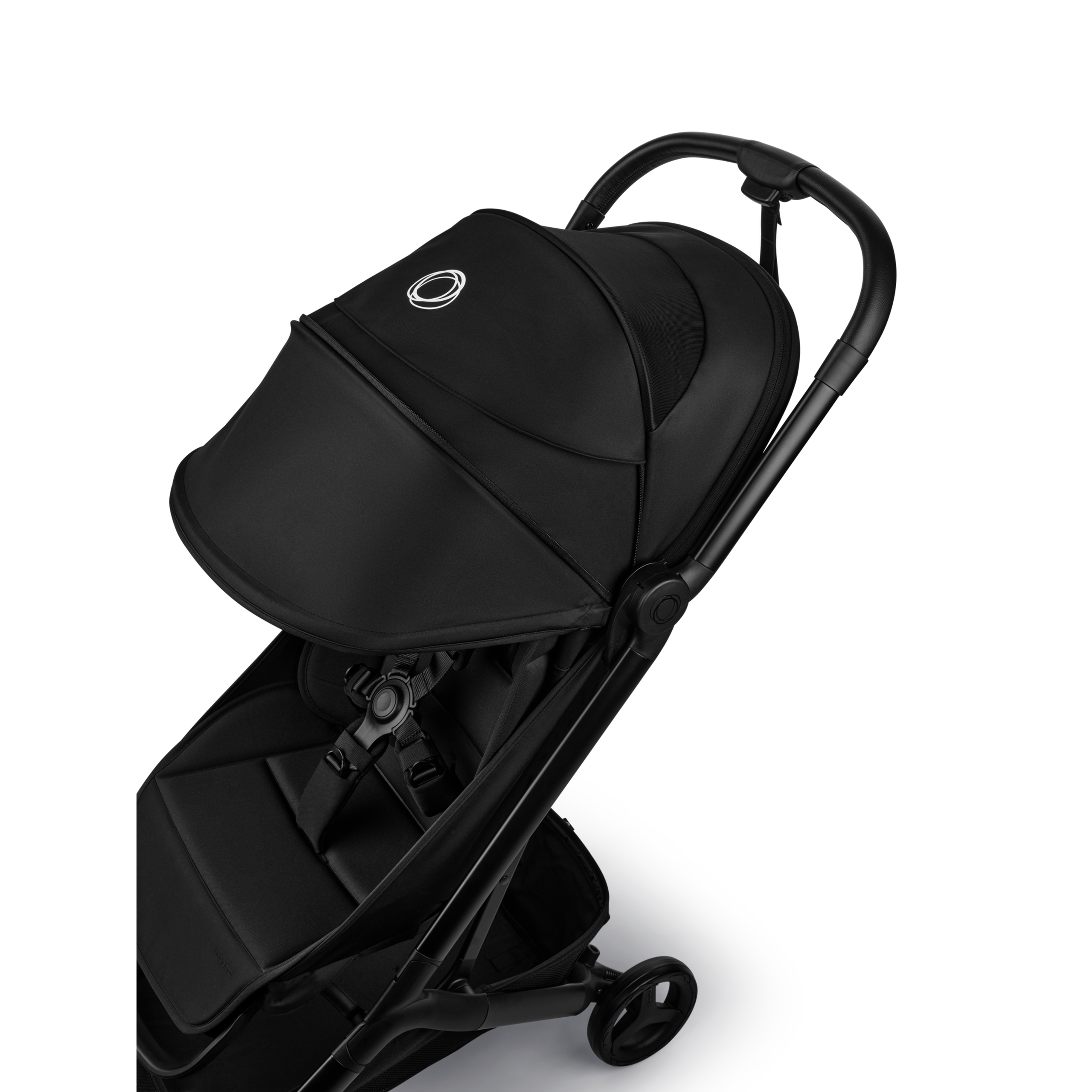 Bugaboo Butterfly 2 Poussette de voyage châssis noir, habillages forest green, capote forest green - Thumbnail Slide 6 of 8