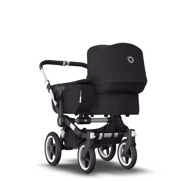 Bugaboo Donkey 3 Mono travel system black sun canopy, black fabrics, aluminium base - Main Image Slide 2 of 15
