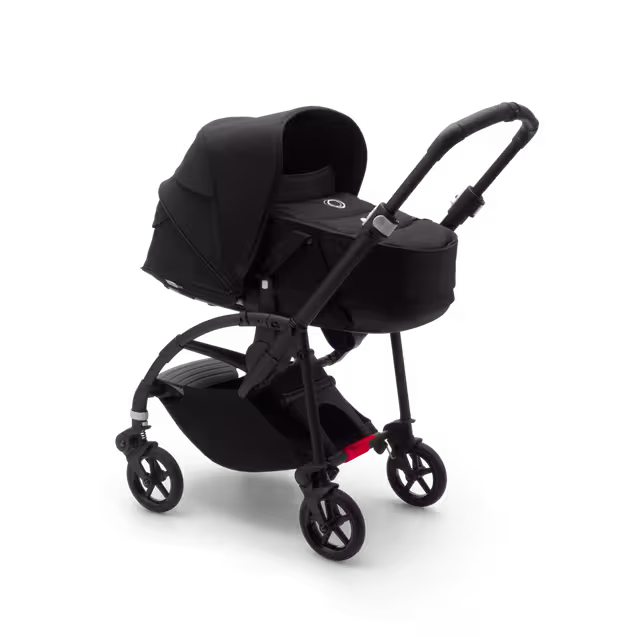 AU - B6 bassinet pram bundle black, black, black - Main Image Slide 1 of 5