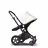 Bugaboo Cameleon 3 Plus seat and bassinet stroller fresh white sun canopy, black fabrics, black base - Thumbnail Slide 8 of 9