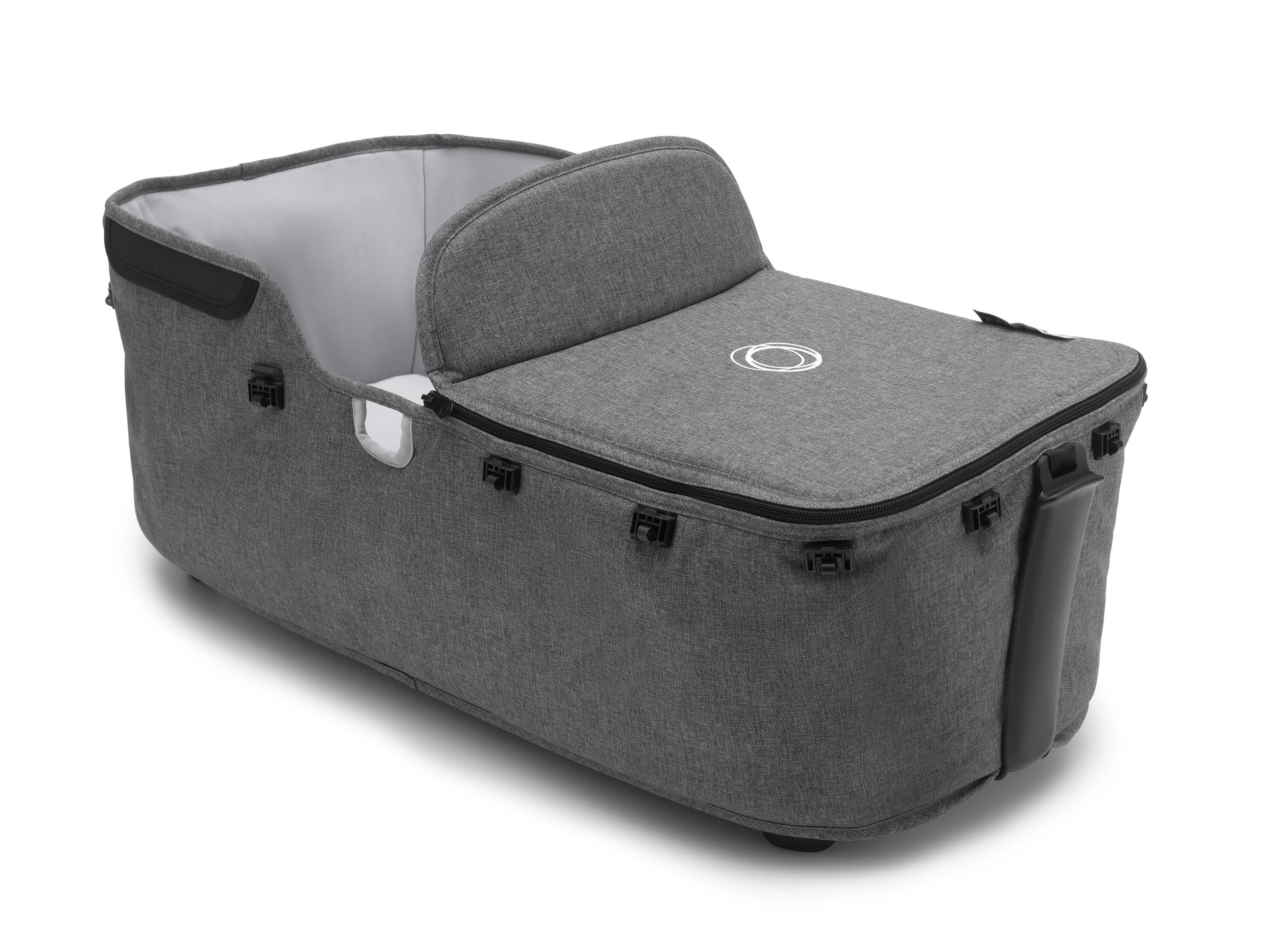 Bugaboo Lynx bassinet fabric complete RW fabric US GREY MELANGE - Main Modal Image Slide 2 of 2