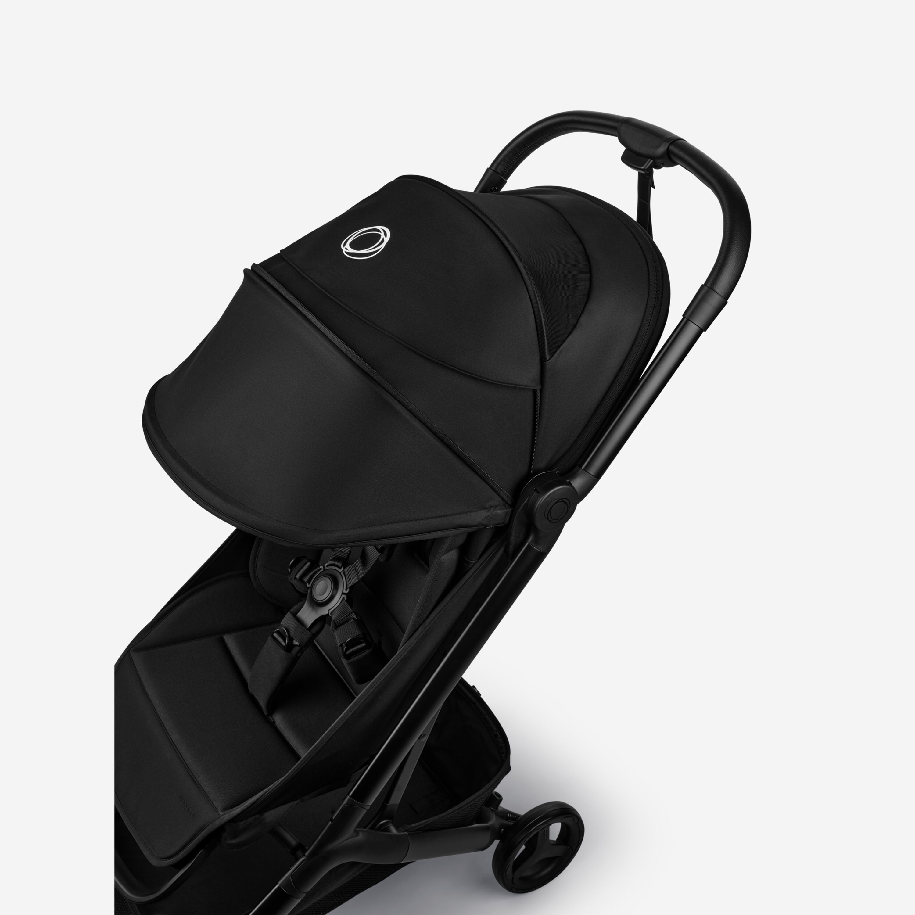 Bugaboo Butterfly 2 travel stroller black base, heritage black fabrics, heritage black sun canopy - Main Modal Image Slide 6 of 8
