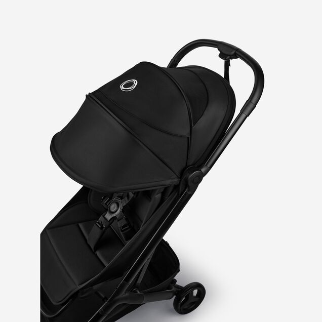 Bugaboo Butterfly 2 travel stroller black base, heritage black fabrics, heritage black sun canopy - Main Image Slide 6 of 8