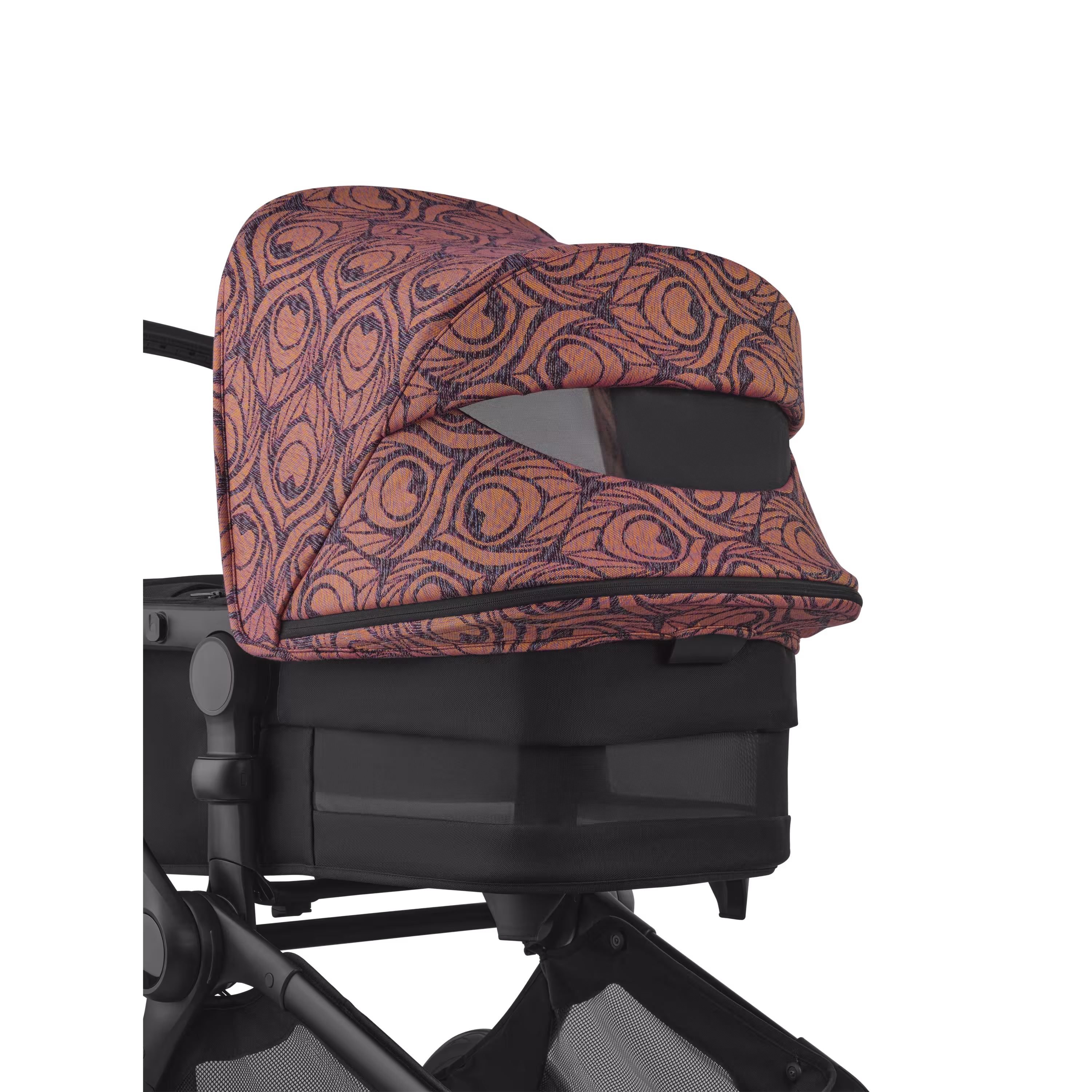 부가부 X 아티포페 폭스 5 리뉴 리미티드 에디션 디럭스 스트롤러 블랙 베이스, 헤리티지 블랙 패브릭, 부가부 x 아티포페 썬 캐노피 - Main Modal Image Slide 6 of 10