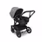 PP Bugaboo Donkey 5 Mono bassinet and seat stroller black base, midnight black fabrics, forest green sun canopy - Thumbnail Slide 2 of 10