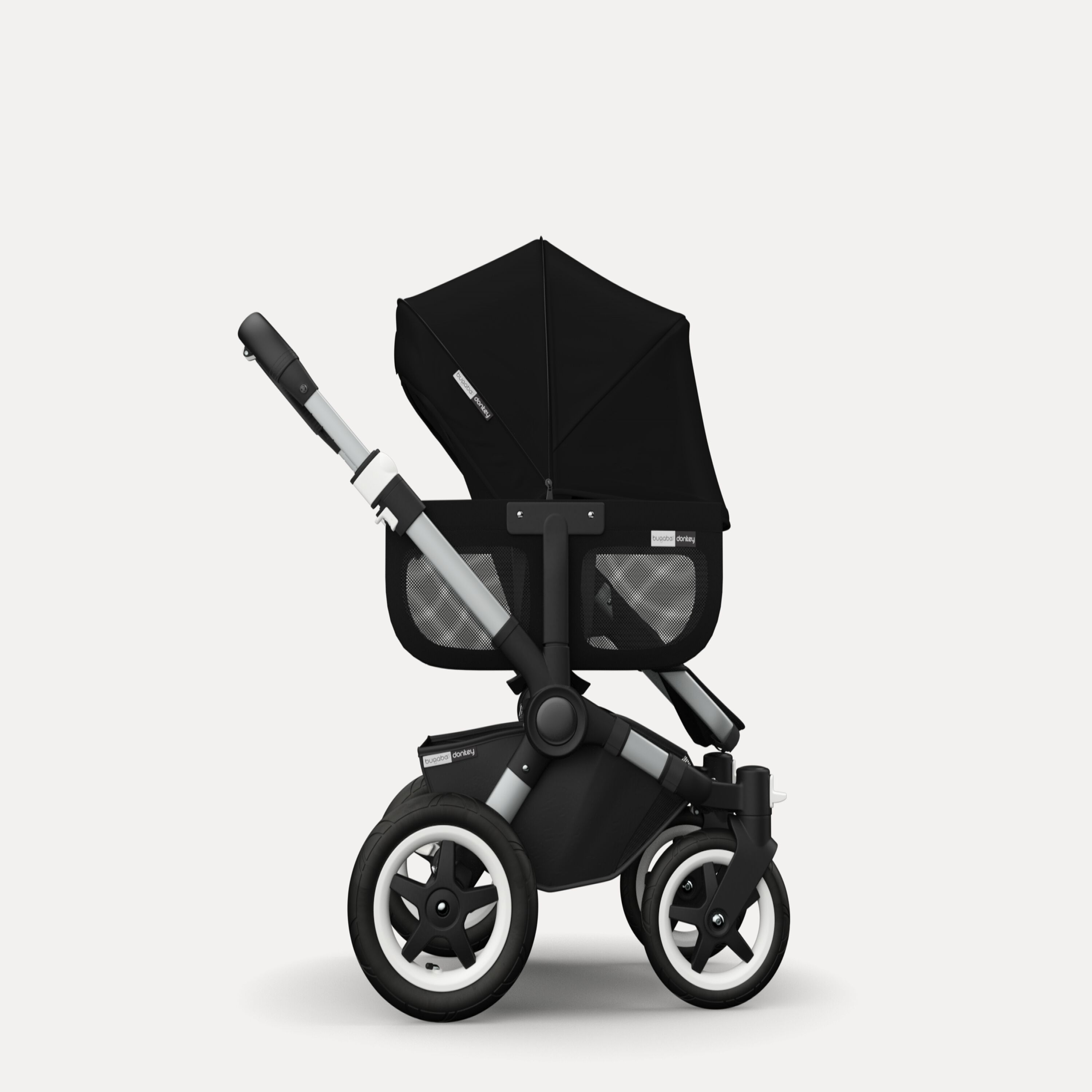 Refurbished Bugaboo Donkey Mono complete ALU/BLACK-BLACK - Main Modal Image Slide 3 van 8